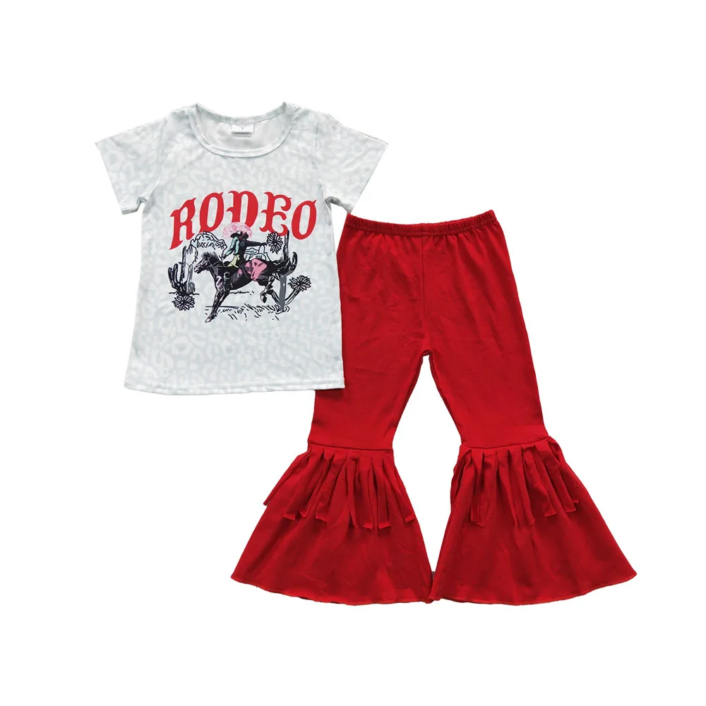 New Western Cowboy Outfits Red Tassel bell Bottom Pants Baby Girls Clothes Set Black White Halloween Outfits
New Western Cowboy Outfits Red Tassel bell Bottom Pants Baby Girls Clothes Set Black White Halloween Outfits