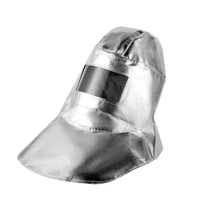 Fire Hood High Temperature Hood Aluminum Foil Proximity Helmet Radiation Protection Use for Firemen High-Temperature Worker
Fire Hood High Temperature Hood Aluminum Foil Proximity Helmet Radiation Protection Use for Firemen High-Temperature Worker