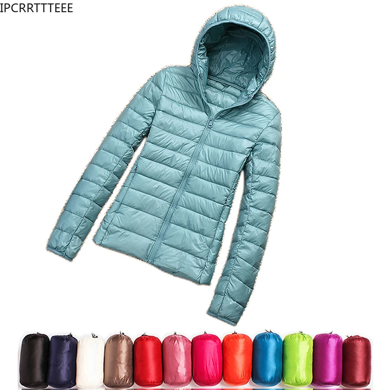 New Casual 90% Ultra Light White Duck Down Jacket Women Autumn Winter Warm Coat Lady Plus Size Jackets Female Hooded Parka
New Casual 90% Ultra Light White Duck Down Jacket Women Autumn Winter Warm Coat Lady Plus Size Jackets Female Hooded Parka