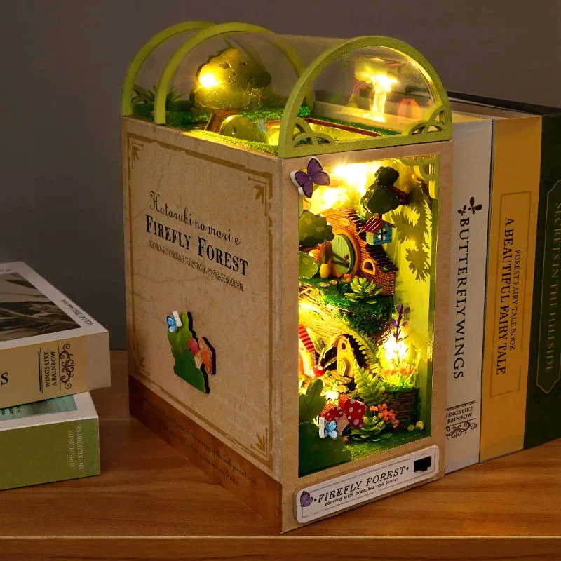 Diy Wooden Book Nook Shelf Insert Building Kits Miniature Pastoral Diary Bookends Doll Houses Bookshelf Handmade For Kids Gifts
Diy Wooden Book Nook Shelf Insert Building Kits Miniature Pastoral Diary Bookends Doll Houses Bookshelf Handmade For Kids Gifts