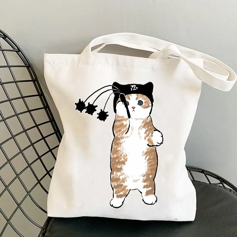 Woman Shopping Bags Kawaii Cats High Capacity Tote Bag Beach Bag Cartoon Manga Shopper Bags Handbags Canvas Shoulder Bags
Woman Shopping Bags Kawaii Cats High Capacity Tote Bag Beach Bag Cartoon Manga Shopper Bags Handbags Canvas Shoulder Bags