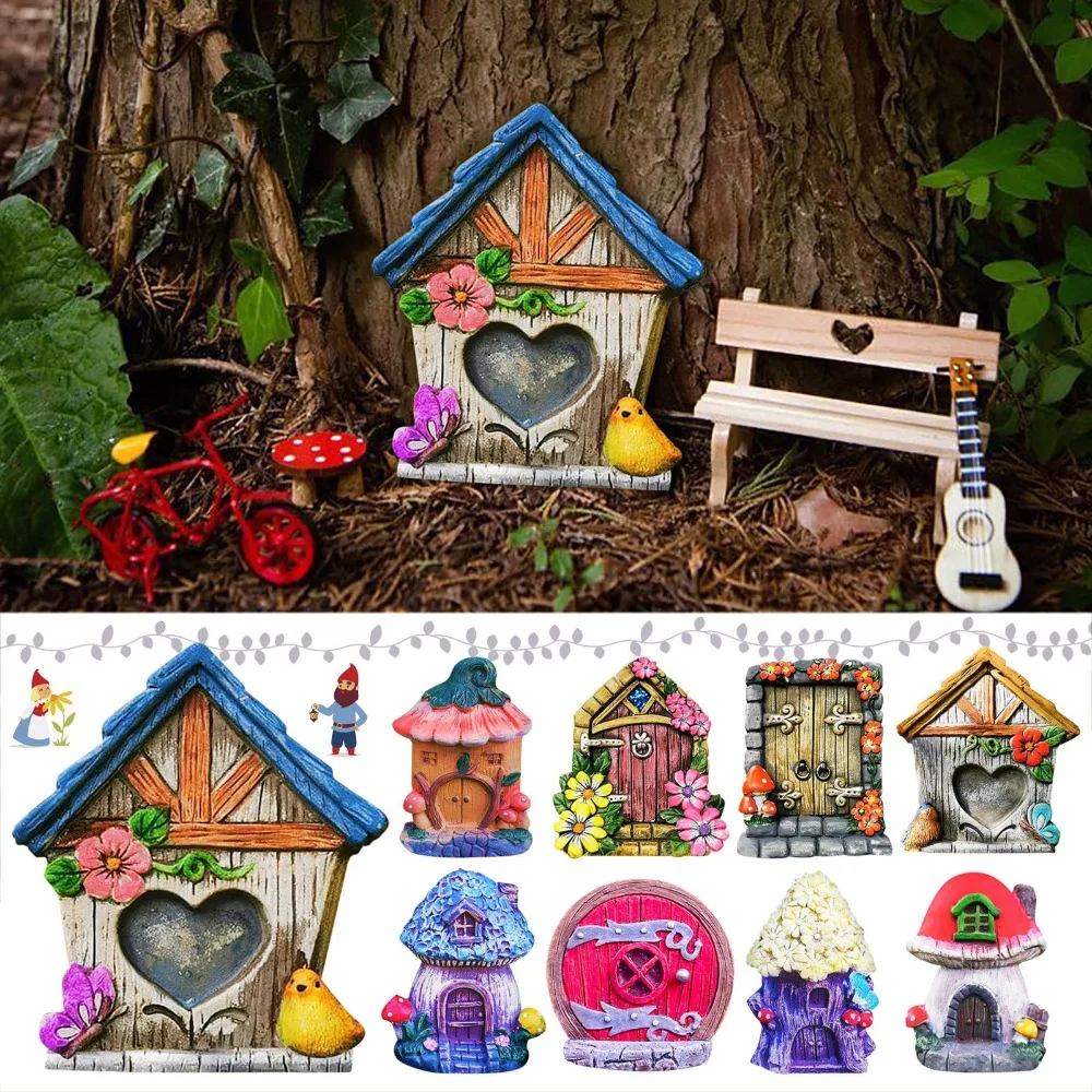 1pc Miniature Elf Door Tree Embellishment Dollhouse Yard Ornament Painted Fairy Tale Gate Garden Decorations Wood DIY Craft
1pc Miniature Elf Door Tree Embellishment Dollhouse Yard Ornament Painted Fairy Tale Gate Garden Decorations Wood DIY Craft