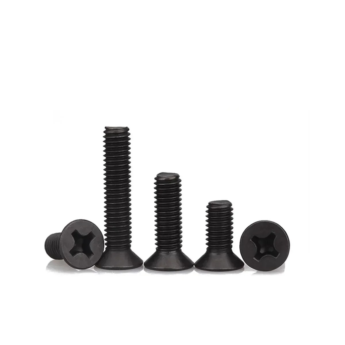M2M3M4M5 Black 304 Stainless Steel Cross Recessed Countersunk Head Screw Black Zinc Plated Flat Head Machine Tooth Bolt
M2M3M4M5 Black 304 Stainless Steel Cross Recessed Countersunk Head Screw Black Zinc Plated Flat Head Machine Tooth Bolt