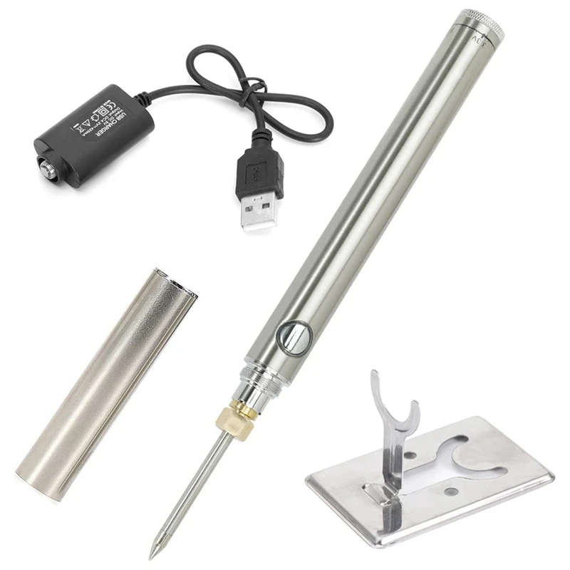 USB Rechargeable Soldering Iron Solder Pen Battery Powered,Wireless Charging Welding Tool
USB Rechargeable Soldering Iron Solder Pen Battery Powered,Wireless Charging Welding Tool