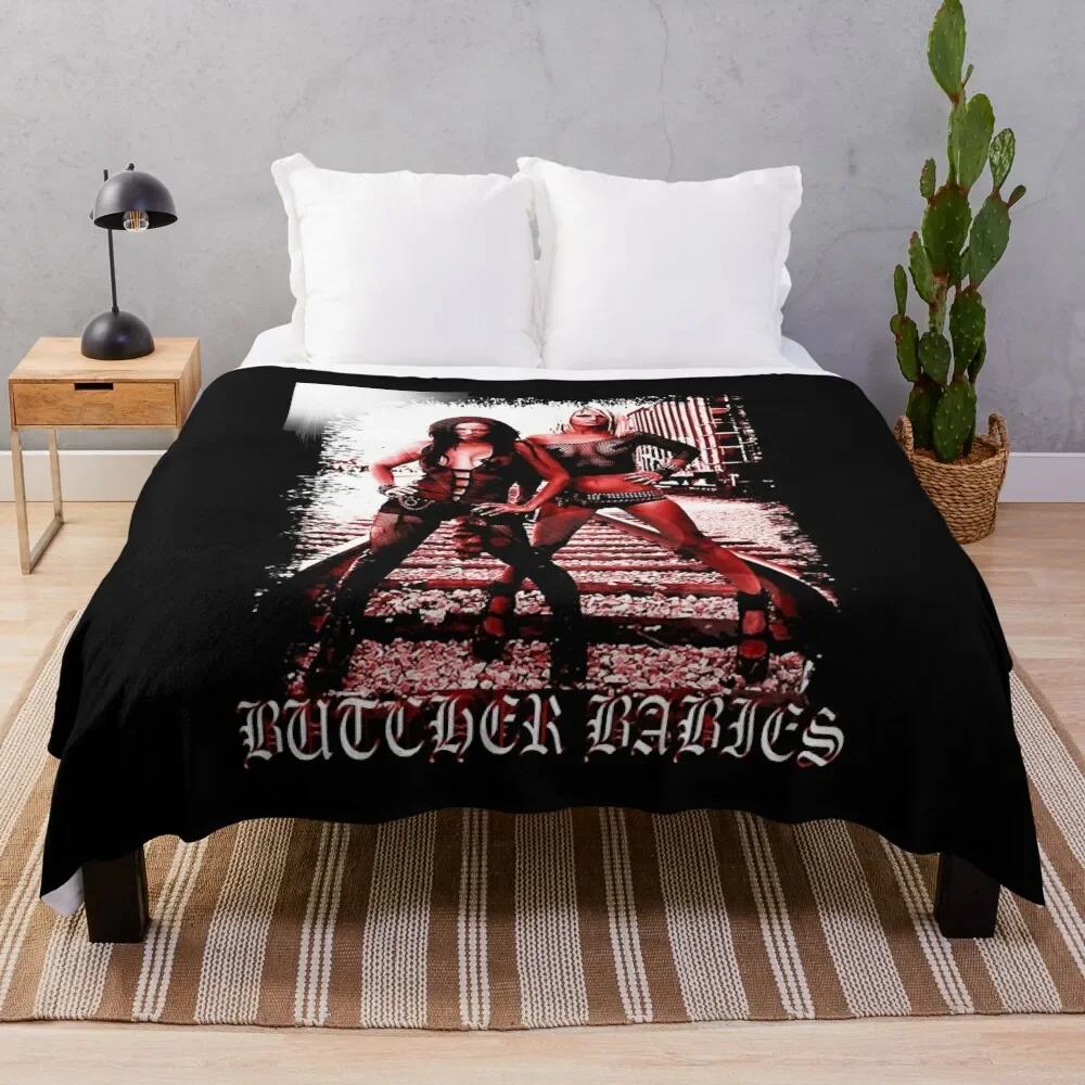 

Butcher Babies groupl Love Funny Throw Blanket Blankets Sofas Of Decoration Nap Sofa Quilt Shaggy Blankets