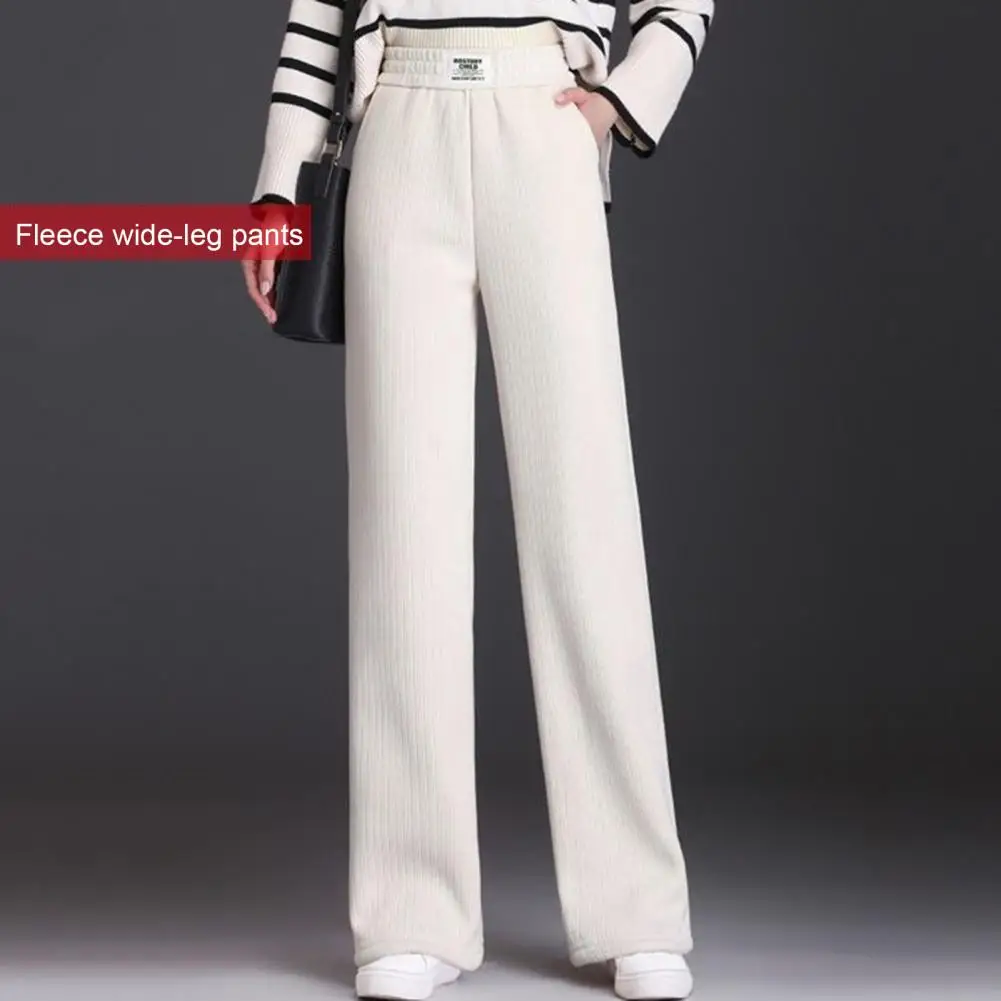 Women Elastic Waist Trousers Cozy Plus Size Women's Winter Pants with High Waist Wide Leg Plush Softness for Warmth Comfort High
Women Elastic Waist Trousers Cozy Plus Size Women's Winter Pants with High Waist Wide Leg Plush Softness for Warmth Comfort High