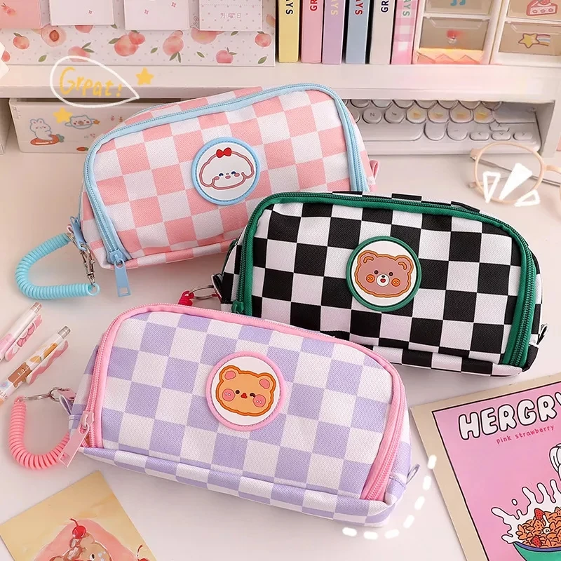 2022 New Cartoon Bear Pencil Case With Pen Insert Animal Cute Pencil Bag School Student Stationery Storage Bag Canvas Girl Bags
2022 New Cartoon Bear Pencil Case With Pen Insert Animal Cute Pencil Bag School Student Stationery Storage Bag Canvas Girl Bags