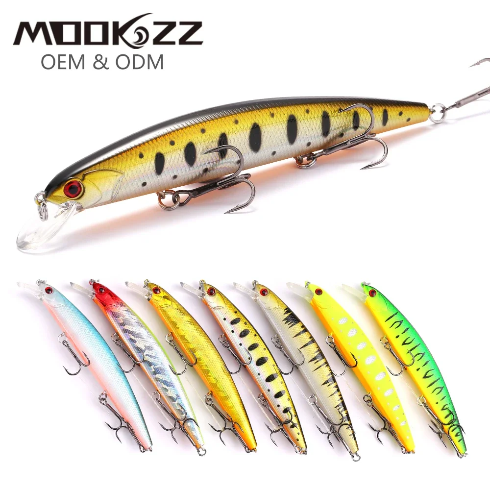 MOOKZZ 2023 New Arrival 130mm 21g Suspension Fishing Lures Minnow High Quality Baits Wobblers Good Action Professional
MOOKZZ 2023 New Arrival 130mm 21g Suspension Fishing Lures Minnow High Quality Baits Wobblers Good Action Professional