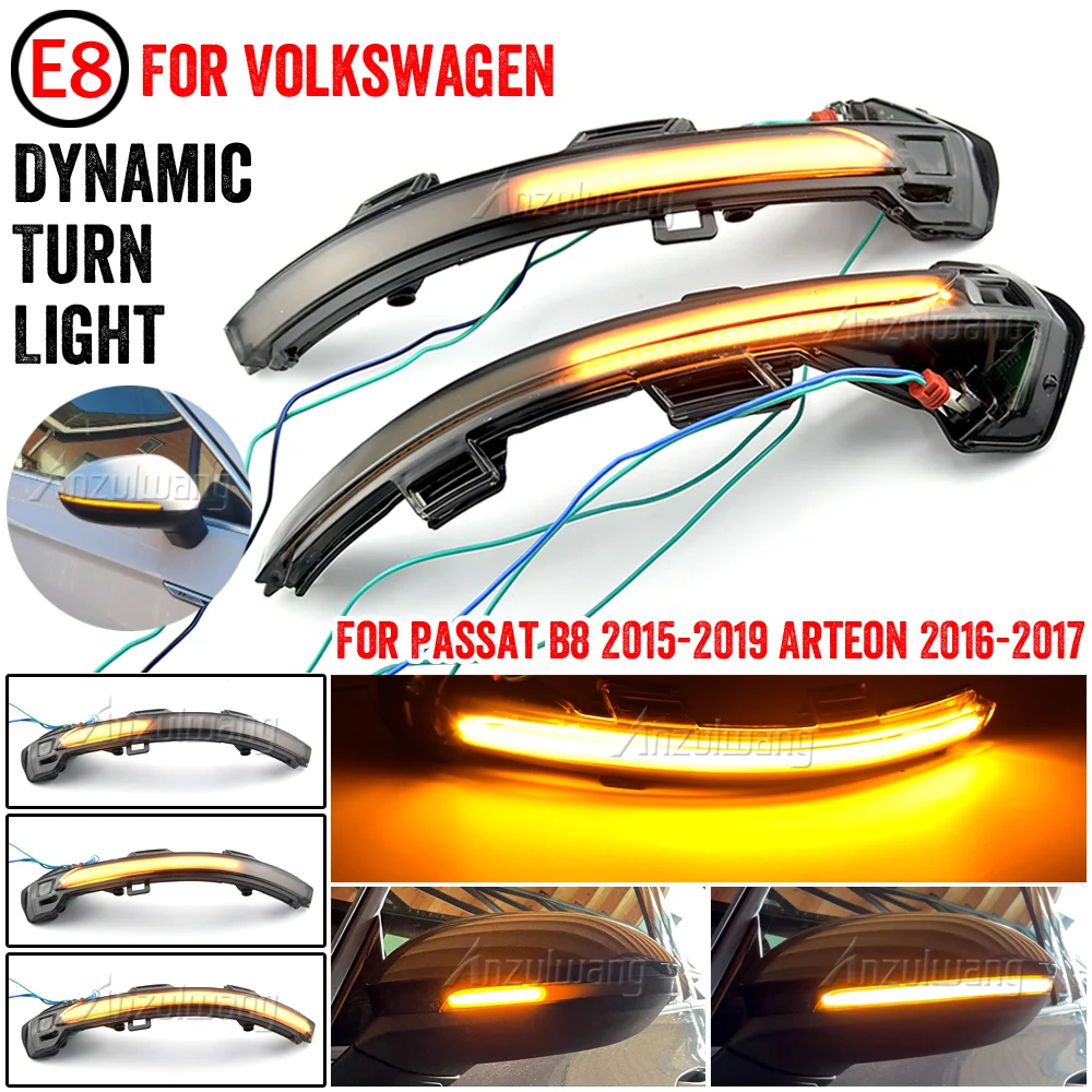 For VW Passat B8 Arteon 2015 2016 2017 2018 2019 Dynamic LED Turn Signal Light Side Mirror Indicator Sequential Blinker
For VW Passat B8 Arteon 2015 2016 2017 2018 2019 Dynamic LED Turn Signal Light Side Mirror Indicator Sequential Blinker