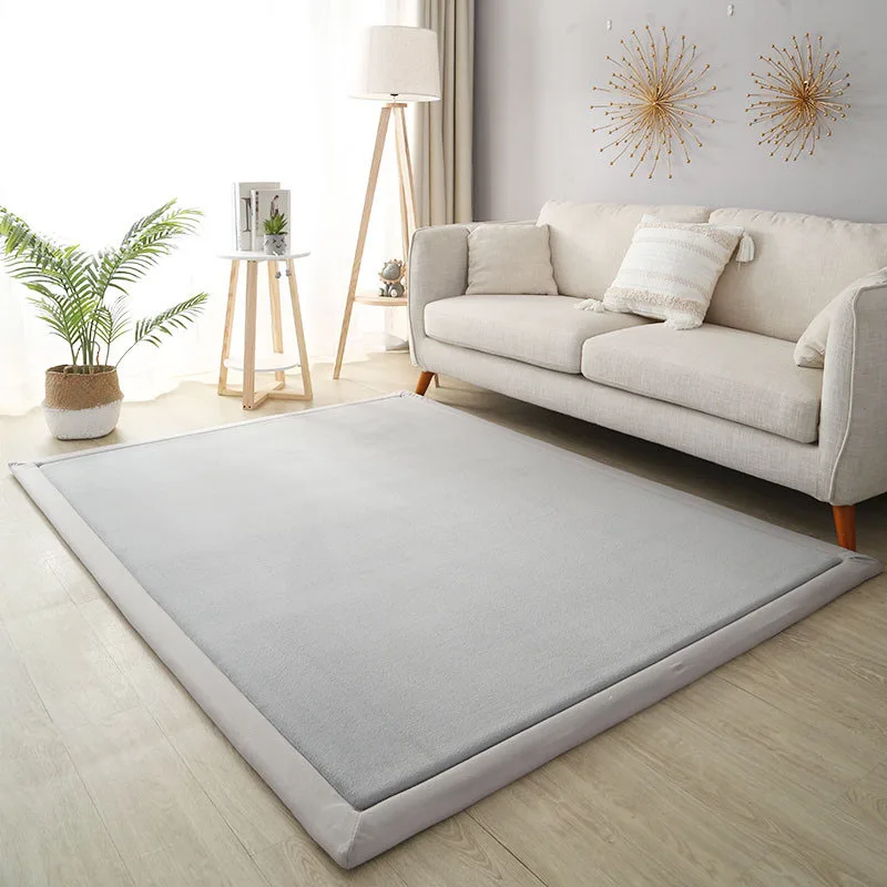 

Coral Fleece Carpet for Living Room Luxury Thick Warm Bedroom Kids Room Area Rugs Anti Slip Tatami Floor Mat Mattress Home Decor