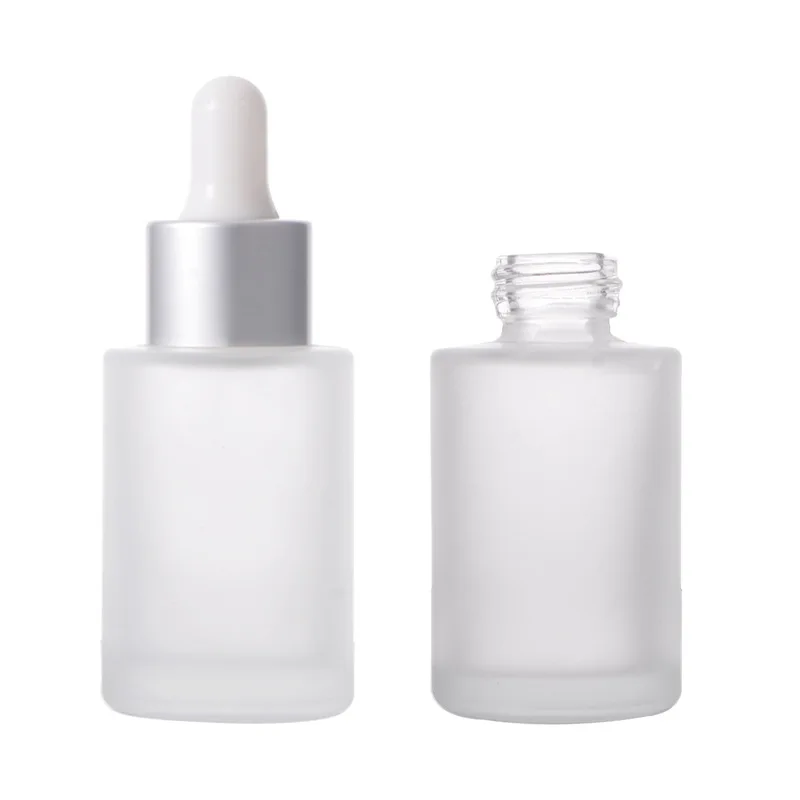 Frosted Essential Oil Glass Dropper Bottles Gold Silver Black Flat Shoulder Dropper Bottle Luxury Cosmetics Packaging Container
Frosted Essential Oil Glass Dropper Bottles Gold Silver Black Flat Shoulder Dropper Bottle Luxury Cosmetics Packaging Container