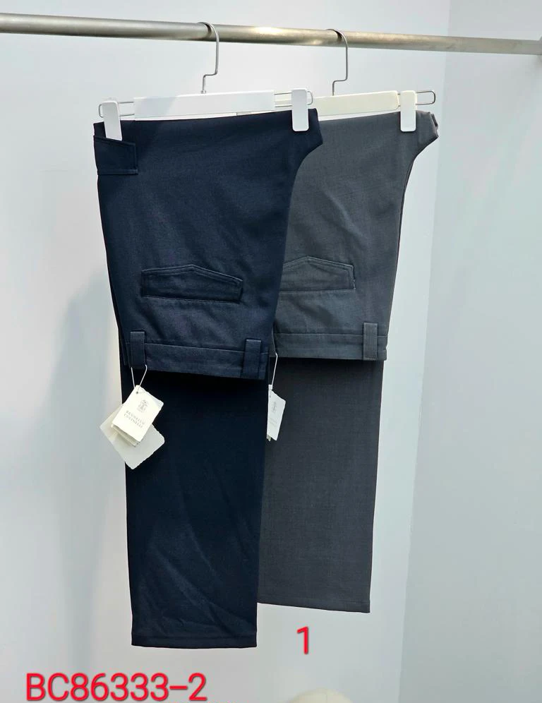 

BILLIONAIRE OECHSLI Pants BC thin men 2024 Spring Summer New comfort ventilate business embroidery Long Trousers big size 31-40