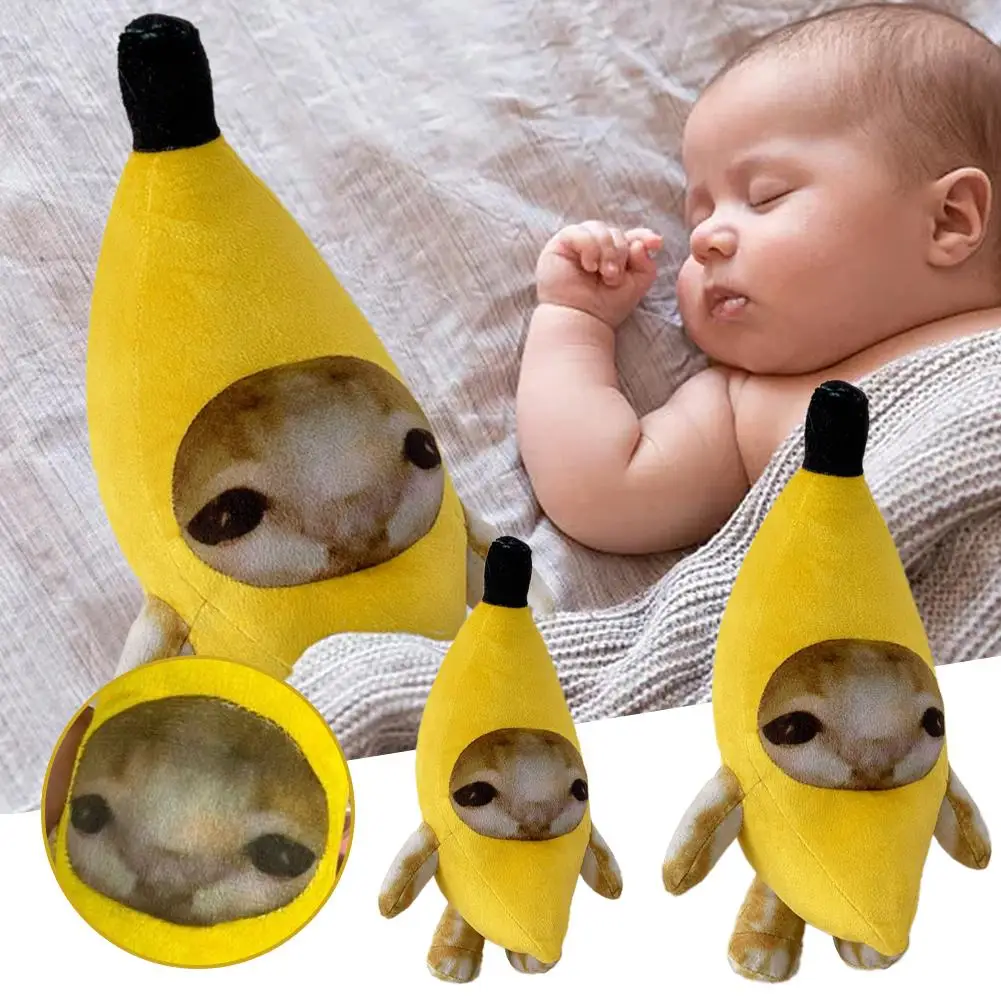 2023 New Banana Cat Plush Pendant Cute Crying Banana Pendant Gifts Cat happy dolls cat Keychain Funny Accessories S7X1
2023 New Banana Cat Plush Pendant Cute Crying Banana Pendant Gifts Cat happy dolls cat Keychain Funny Accessories S7X1