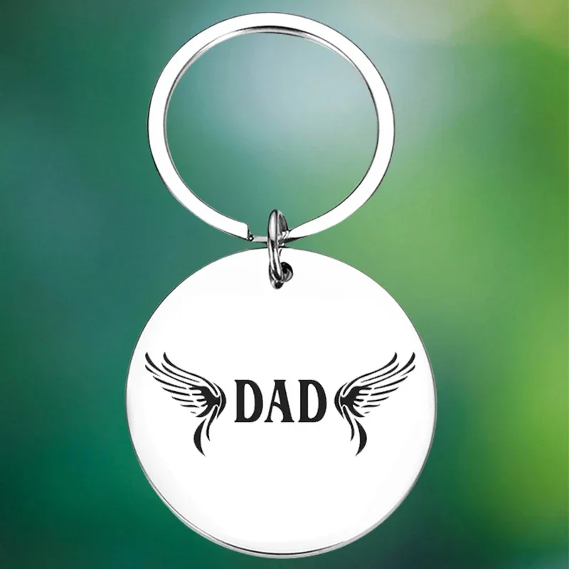 

Dad Memorial Gifts Keychain Loss of Father Sympathy Gift Key Chain Pendant Loss of Dad, Bereavement Memory Dad Present