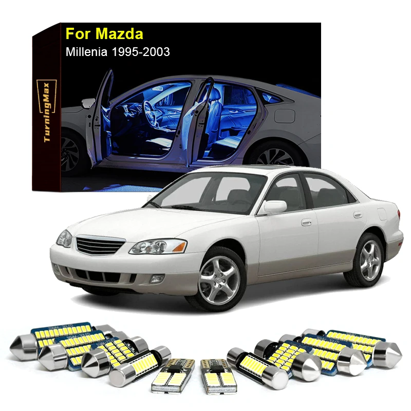 Canbus Interior Lighting LED Bulbs Kit Package For Mazda Millenia 1995-2003 Map Dome Reading Lights Indoor Lamps Car Accessories
Canbus Interior Lighting LED Bulbs Kit Package For Mazda Millenia 1995-2003 Map Dome Reading Lights Indoor Lamps Car Accessories