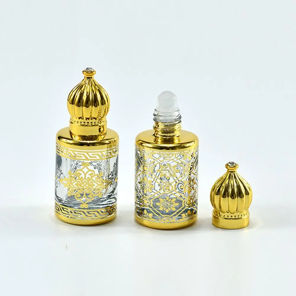 10ml Portable Perfume Bottle Refillable Empty Container Essential Oil Roller Bottle Good Sealing Gold Crown Shape Roller Bottle
10ml Portable Perfume Bottle Refillable Empty Container Essential Oil Roller Bottle Good Sealing Gold Crown Shape Roller Bottle