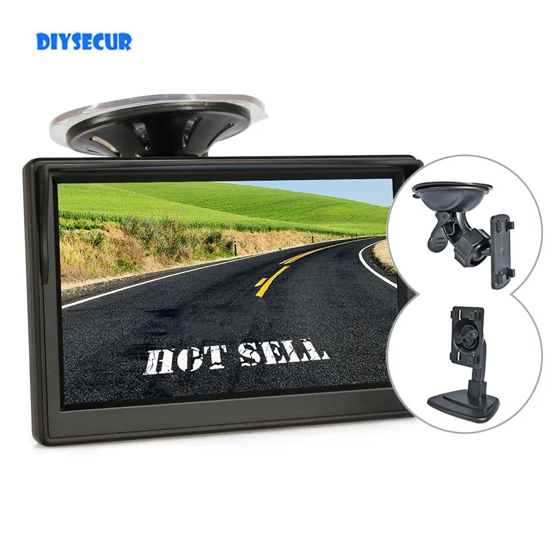 DIYSECUR 5-дюймовый TFT ЖК-дисплей, реверсивное резервное устройство с присоской и кронштейном для автомобильной камеры заднего вида
DIYSECUR 5-дюймовый TFT ЖК-дисплей, реверсивное резервное устройство с присоской и кронштейном для автомобильной камеры заднего вида