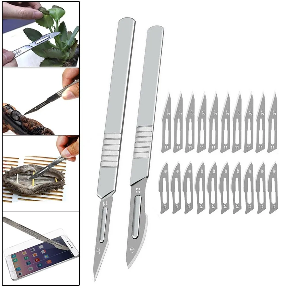 22pcs Carving Metal -Scalpel Utility Knifes Engraving Craft Knive Surgical-Scalpel Paper Cutting Tool Stationery Knifes
22pcs Carving Metal -Scalpel Utility Knifes Engraving Craft Knive Surgical-Scalpel Paper Cutting Tool Stationery Knifes