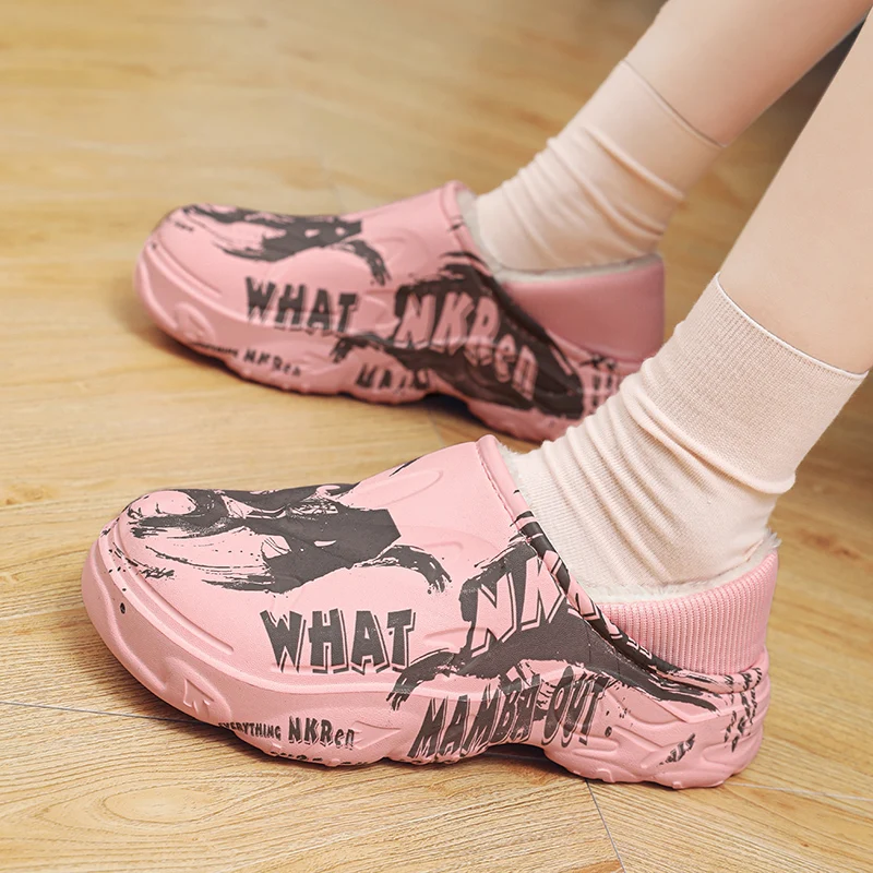 Women Warm Garden Shoes Women's Plush Clogs House Sandals Outdoor Casual Garden Clogs Water-proof Fuzzy Lady Shoes Home Slippers
Women Warm Garden Shoes Women's Plush Clogs House Sandals Outdoor Casual Garden Clogs Water-proof Fuzzy Lady Shoes Home Slippers