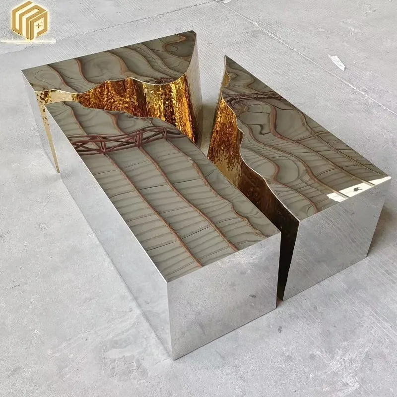 Light Luxury Modern Home Living Room Stainless Steel Rectangular Coffee Table Metal
Light Luxury Modern Home Living Room Stainless Steel Rectangular Coffee Table Metal