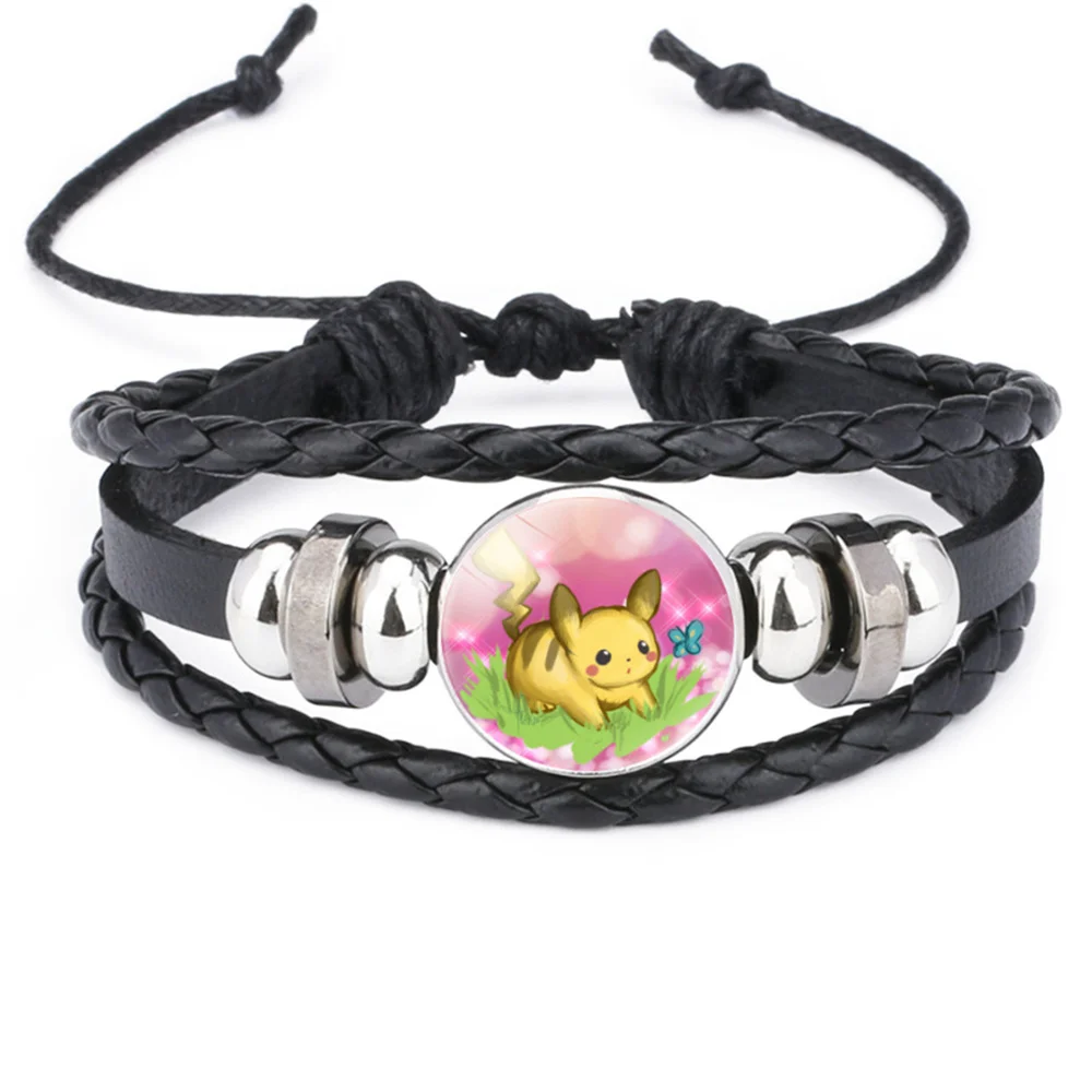 Japanese Anime Pokemon Bracelet Glass Cabochon Pokemon Jewelry Anime Bangle for Women Kids Gift
Japanese Anime Pokemon Bracelet Glass Cabochon Pokemon Jewelry Anime Bangle for Women Kids Gift