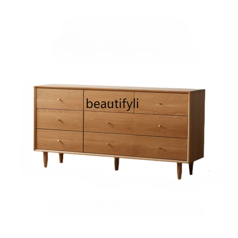 American-Style Wooden Sideboard Cabinet Storage Chest of Drawer Bedroom Living Room Cabinet Nordic Solid Wood Chest of Drawers
American-Style Wooden Sideboard Cabinet Storage Chest of Drawer Bedroom Living Room Cabinet Nordic Solid Wood Chest of Drawers