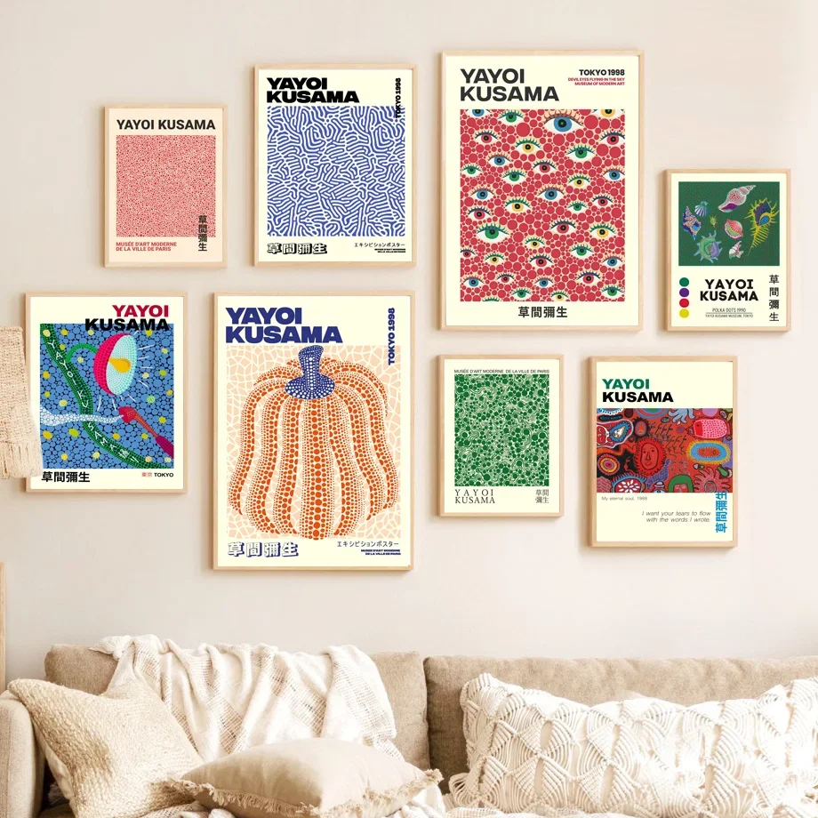 Abstract Kusama Yayoi Pumpkin Tokyo Exhibition Wall Art Canvas Painting Nordic Posters And Print Pictures For Linving Room Decor
Abstract Kusama Yayoi Pumpkin Tokyo Exhibition Wall Art Canvas Painting Nordic Posters And Print Pictures For Linving Room Decor