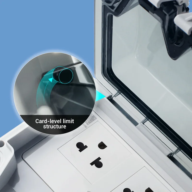 AVOIR-Prise Électrique Extérieure Étanche IP66, Prise Intelligente Américaine, Port de Chargeur USB Sans Fil Tuya, Wifi, Appareil Ménager de Cuisine prises électriques prise connecte wifi douille prise etanche extérie 3