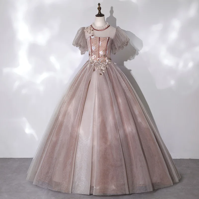 Бальное платье GUXQD, платья Quinceanera, платья с высоким воротом и аппликацией для выпускного вечера, строгие платья на день рождения, милое платье 16, 15, бальное платье для вечеринки
Бальное платье GUXQD, платья Quinceanera, платья с высоким воротом и аппликацией для выпускного вечера, строгие платья на день рождения, милое платье 16, 15, бальное платье для вечеринки