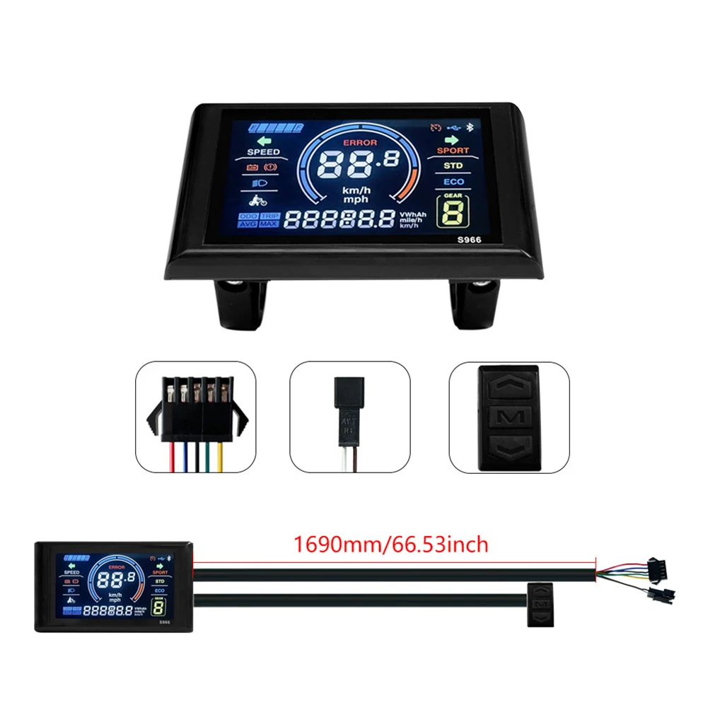Cycling Bike Controller S966 Sine Wave 24V/36V/48V 500/750W Bicycle Components Components Controller Sporting Goods
Cycling Bike Controller S966 Sine Wave 24V/36V/48V 500/750W Bicycle Components Components Controller Sporting Goods