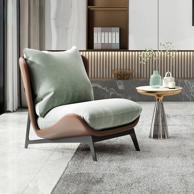 Luxury and comfortable lounge living room chair leather and Fabric lounge chair modern leisure accent chair
Luxury and comfortable lounge living room chair leather and Fabric lounge chair modern leisure accent chair