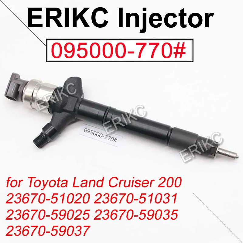 

095000-7700 Diesel Injector Nozzle 095000-7701 Common Rail Fuel Injection Sprayer for DENSO 23670-51020 Toyota Land Cruiser 200