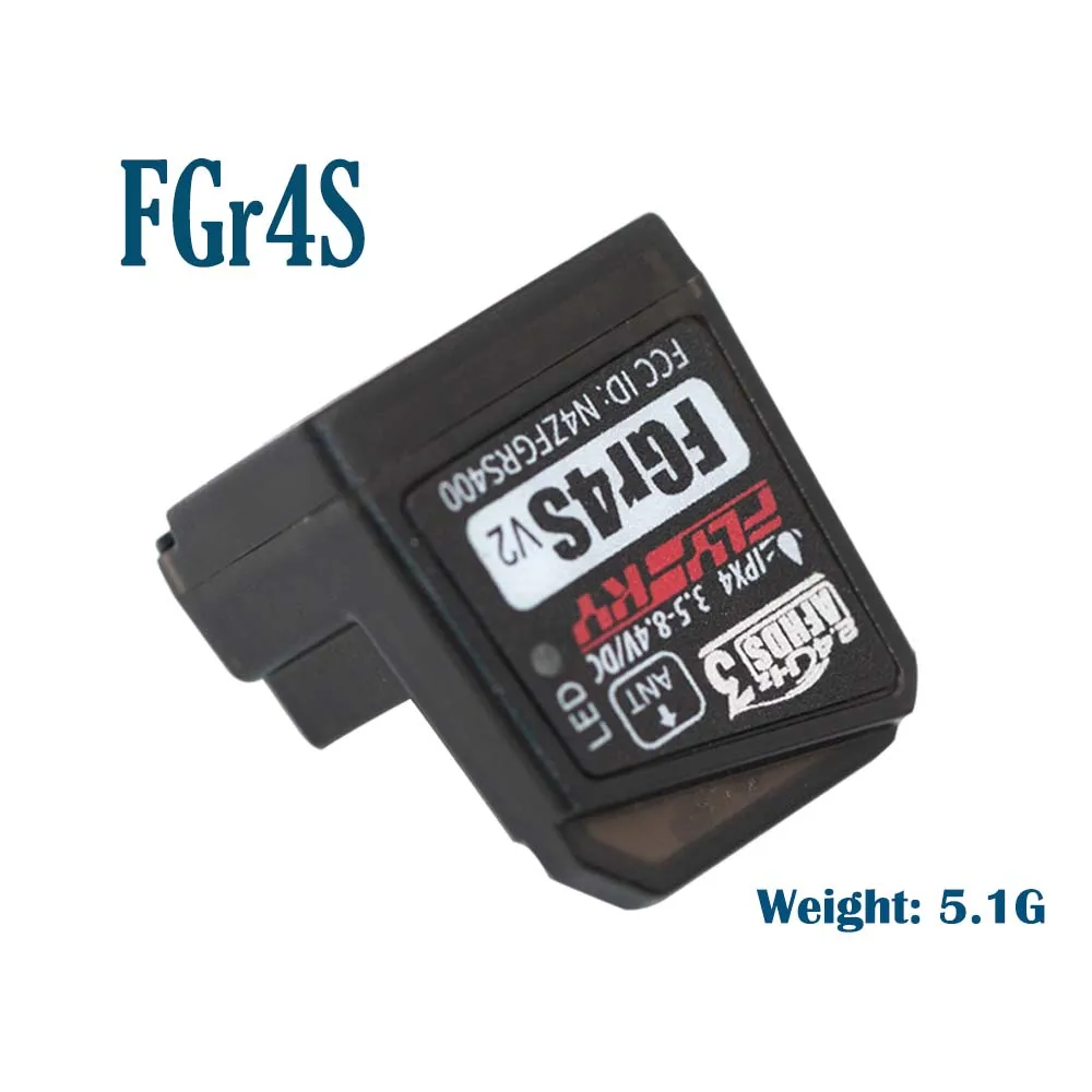

FGR4S Receiver for Flysky NB4 PL18 RC Car / Boat 2.4GHz 4 channel Single-Antenna Bidirectional PWM /PPM / IBUS Output Receiver