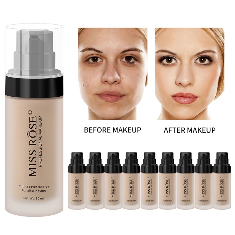 Ladies Makeup Foundation Beige Waterproof Concealer Liquid Foundation Facial Concealer Oil Control Long-last Brighten Cosmetics
Ladies Makeup Foundation Beige Waterproof Concealer Liquid Foundation Facial Concealer Oil Control Long-last Brighten Cosmetics