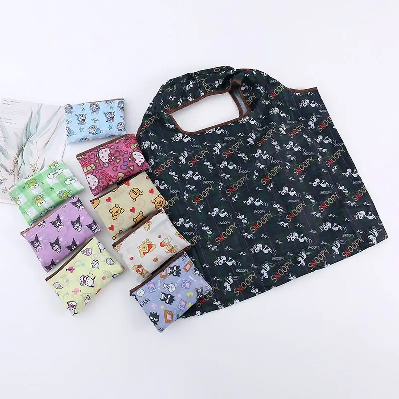 60*50cm new Sanrio Hello Kitty Kuromi portable folding tote bag waterproof large reusable environmentally friendly shopping bag
60*50cm new Sanrio Hello Kitty Kuromi portable folding tote bag waterproof large reusable environmentally friendly shopping bag