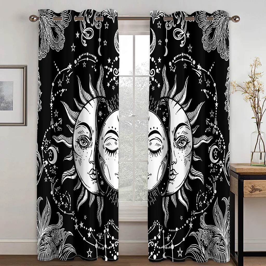 3D Cheap Baroque Boho Sun Pattern Psychedelic Pattern Kid 2pcs Shading Window Curtains for Living Room Bedroom Home Decor Hook
3D Cheap Baroque Boho Sun Pattern Psychedelic Pattern Kid 2pcs Shading Window Curtains for Living Room Bedroom Home Decor Hook