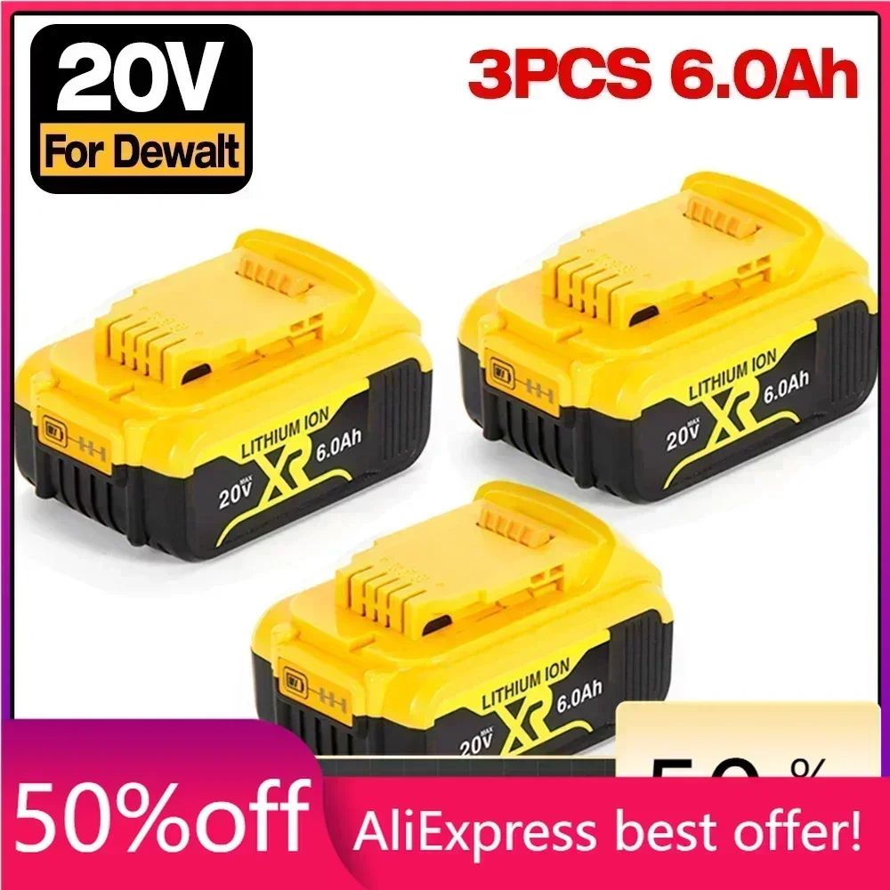NEW DCB200 20V 6000mAh Lithium Replacement Battery for DeWalt 18V DCB184 DCB200 DCB182 DCB180 DCB181 DCB182 DCB201 DCB206 L50
NEW DCB200 20V 6000mAh Lithium Replacement Battery for DeWalt 18V DCB184 DCB200 DCB182 DCB180 DCB181 DCB182 DCB201 DCB206 L50