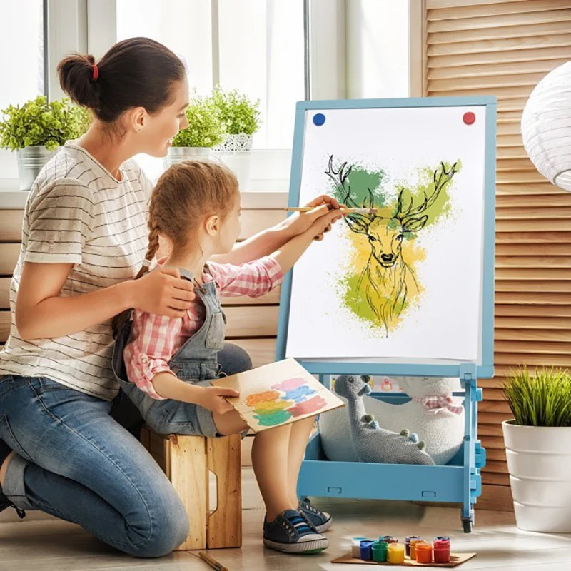 Multifunctional Kids' Standing Art Easel Dry Erase Board 4-Level Adjustable Stable Triangular Structure Child Standing Art Easel
Multifunctional Kids' Standing Art Easel Dry Erase Board 4-Level Adjustable Stable Triangular Structure Child Standing Art Easel