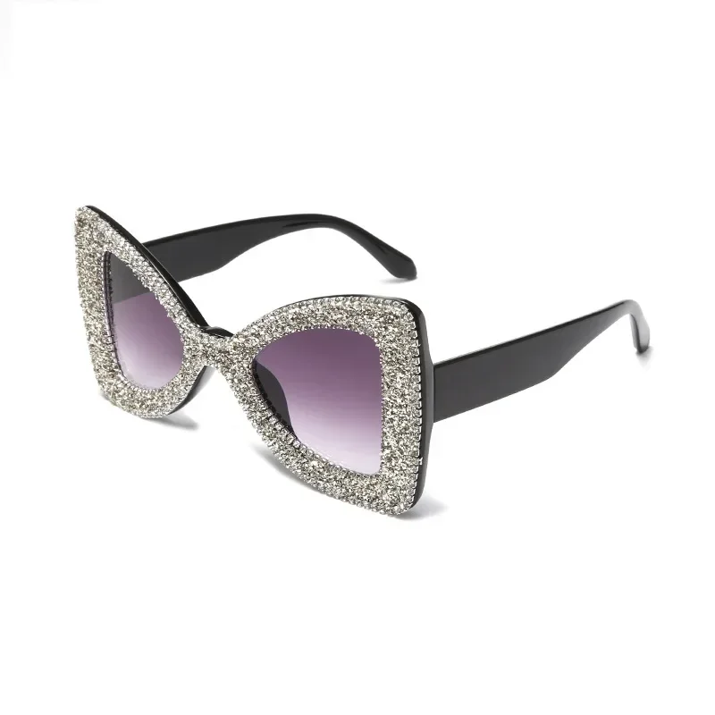 

2024 Baroque Cat Eye Sunglasses Women Crystals Sexy Girls Sun Glasses Rhinestone Ladies Shades for Party Oculos De Sol Feminino