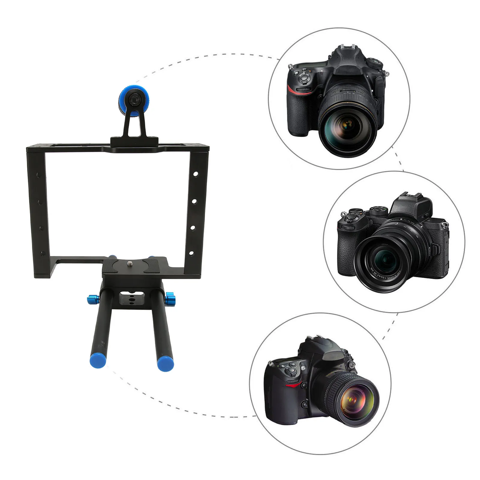 C1 Camera Cage Universal Camera Video Cage Top Handle Kit Compatible for A7C ZV E1 ZV E10 ZV 1 ZV 1F R50 R10 R7 R6
C1 Camera Cage Universal Camera Video Cage Top Handle Kit Compatible for A7C ZV E1 ZV E10 ZV 1 ZV 1F R50 R10 R7 R6