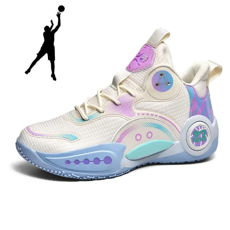 2023 Summer New Basketball Sneakers Men Non Slip Basketball Shoes Shock-Absorbant Unisex Basketball Boots Outdoor Sports Shoes
2023 Summer New Basketball Sneakers Men Non Slip Basketball Shoes Shock-Absorbant Unisex Basketball Boots Outdoor Sports Shoes