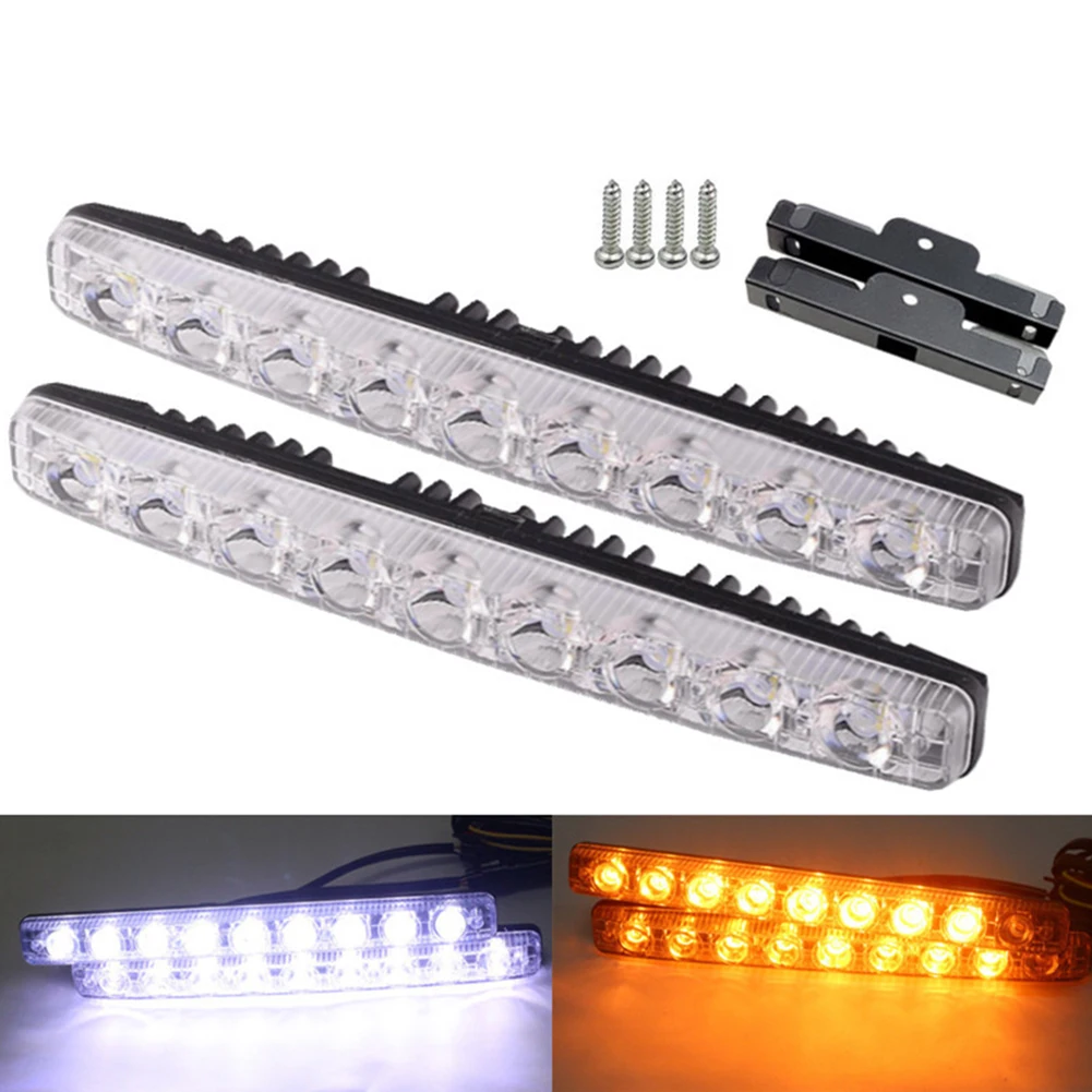 2PCS Day Light Cold White 9 LED Universal Car Light Daytime Running Auto Lamp DRL Auxiliary Light In The Day
2PCS Day Light Cold White 9 LED Universal Car Light Daytime Running Auto Lamp DRL Auxiliary Light In The Day