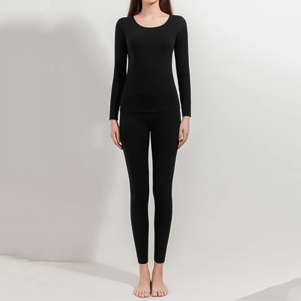 Women Winter Thermal Underwear T-Shirt Top+Long Pants Elasticity Solid Shape Warm Clothes Lady Seamless Sleepwear 2pcs/Set
Women Winter Thermal Underwear T-Shirt Top+Long Pants Elasticity Solid Shape Warm Clothes Lady Seamless Sleepwear 2pcs/Set