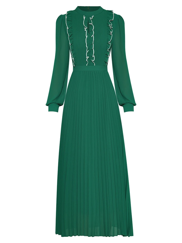 Sweetsince Spring 2023 New Dress Round Neck Long Sleeve Hollow Ruffle Pleated Mid Length A-line Dress Women Fashion Luxury Large
Sweetsince Spring 2023 New Dress Round Neck Long Sleeve Hollow Ruffle Pleated Mid Length A-line Dress Women Fashion Luxury Large