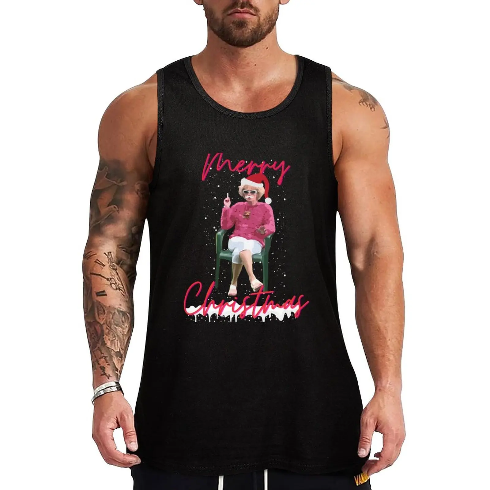 New Kath and Kim Merry Christmas Santa Lawn Tank Top men gym clothing men clothing
New Kath and Kim Merry Christmas Santa Lawn Tank Top men gym clothing men clothing