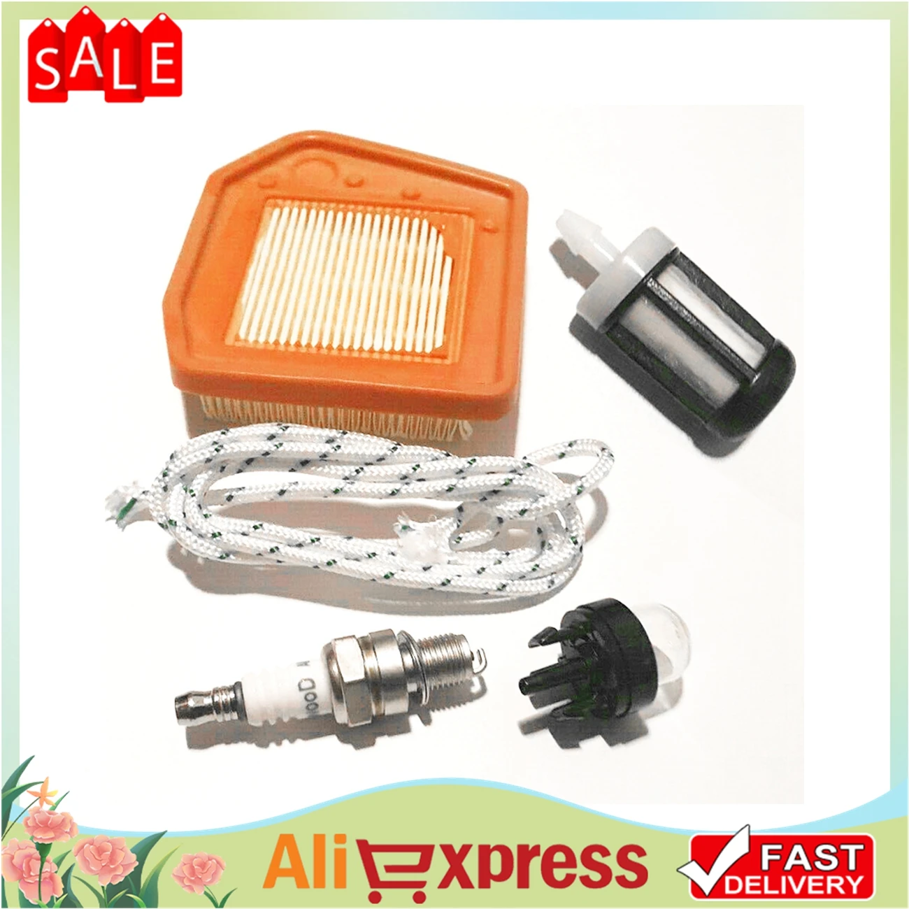 Air Filter Spark Plug Kit Replacement For STIHL F 40 FS310 FS360 FS410 FS460 String Trimmer Lawn Mower Power Tool Accessories
Air Filter Spark Plug Kit Replacement For STIHL F 40 FS310 FS360 FS410 FS460 String Trimmer Lawn Mower Power Tool Accessories