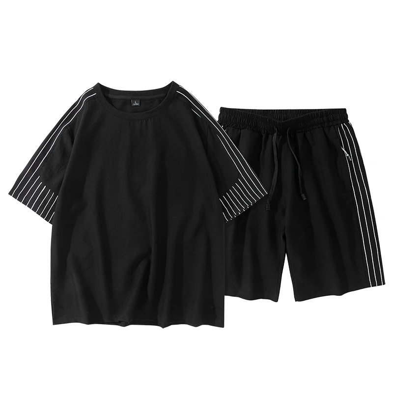 Sports Casual Suit Mens 2023 New Fashion Explosion Paragraph Summer Ice Silk Short-sleeved Male T-shirt Shorts Two-piece Men
Sports Casual Suit Mens 2023 New Fashion Explosion Paragraph Summer Ice Silk Short-sleeved Male T-shirt Shorts Two-piece Men