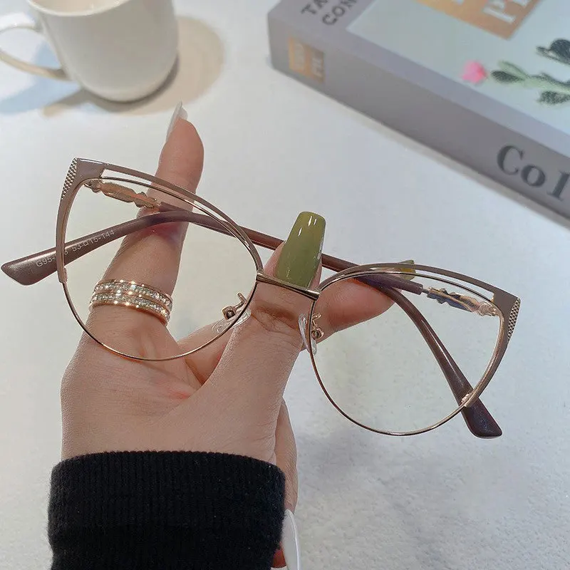 Luxury Brand Design Lady Cat Eye Glasses Frame Anti Blue Light Photochromic Glasses Computer Eyewear Gafas Mujer Anti Luz Azul
Luxury Brand Design Lady Cat Eye Glasses Frame Anti Blue Light Photochromic Glasses Computer Eyewear Gafas Mujer Anti Luz Azul