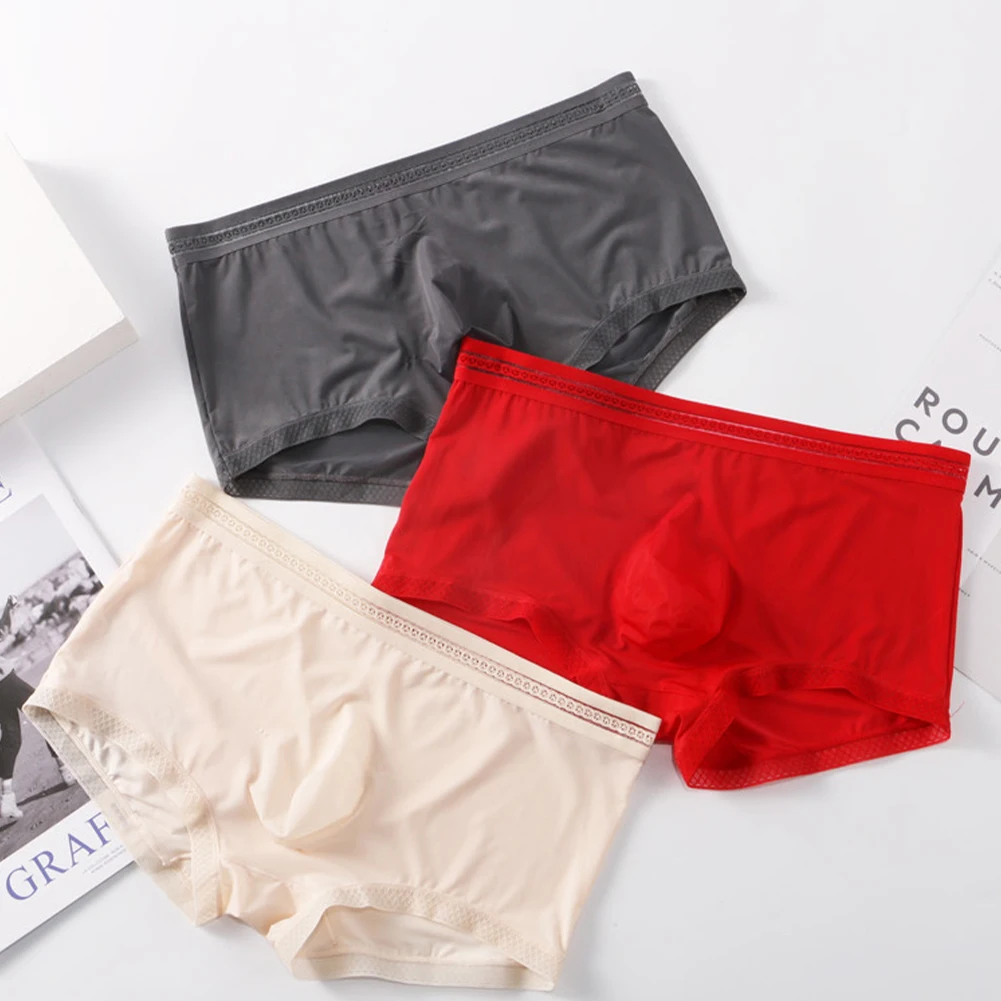 Sexy Men Boxer Mesh See-through Underwear Pouch Low Rise Briefs Ultra-soft Silky Underpants Elasticity Breathable Lingerie
Sexy Men Boxer Mesh See-through Underwear Pouch Low Rise Briefs Ultra-soft Silky Underpants Elasticity Breathable Lingerie
