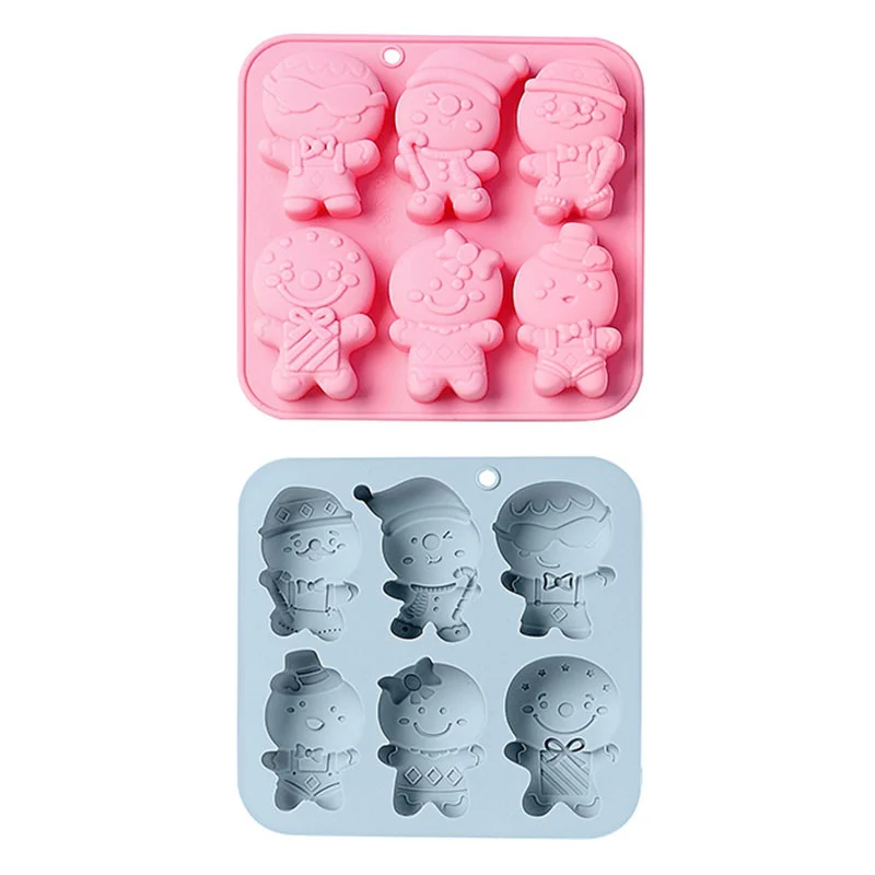 6 Hole Different Shapes of Gingerbread Man Silicone Mold Candy Chocolate Mold Cake Baking Mold Handmade Soap Glue Mold
6 Hole Different Shapes of Gingerbread Man Silicone Mold Candy Chocolate Mold Cake Baking Mold Handmade Soap Glue Mold